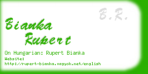 bianka rupert business card